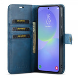 Dg.Ming Samsung Galaxy A37 -kotelo irrotettavalla kuorella, sininen