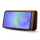 Dg.Ming Samsung Galaxy A37 -kotelo irrotettavalla kuorella, ruskea