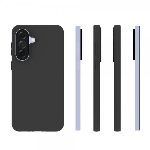 Nordic Covers Samsung Galaxy A37 -kuori, Feather Series, Raven Black