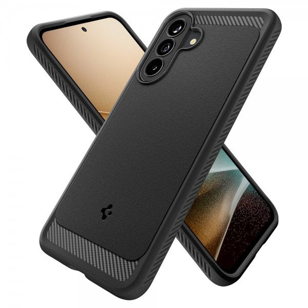 Spigen Samsung Galaxy A37 -kuori, Rugged Armor, mattamusta