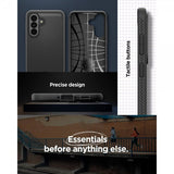 Spigen Samsung Galaxy A37 -kuori, Rugged Armor, mattamusta