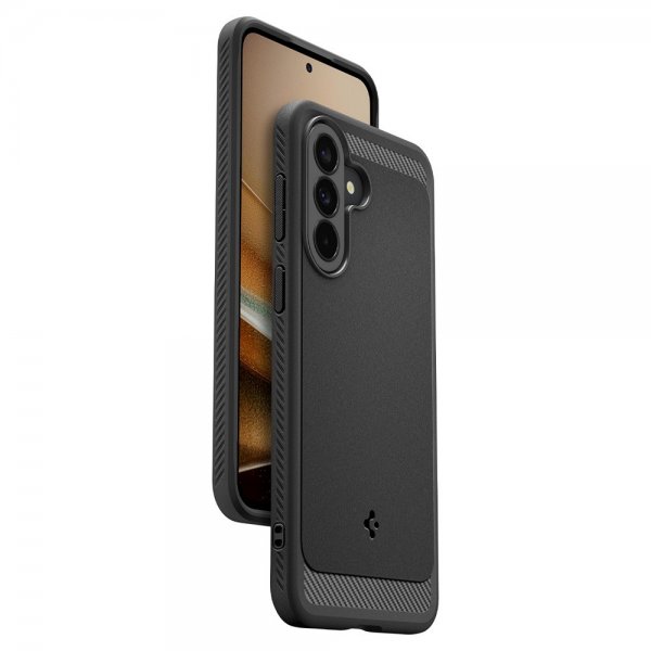 Spigen Samsung Galaxy A37 -kuori, Rugged Armor, mattamusta