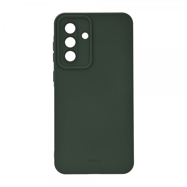 Onsala Samsung Galaxy A37 -silikonikuori, oliivinvihreä