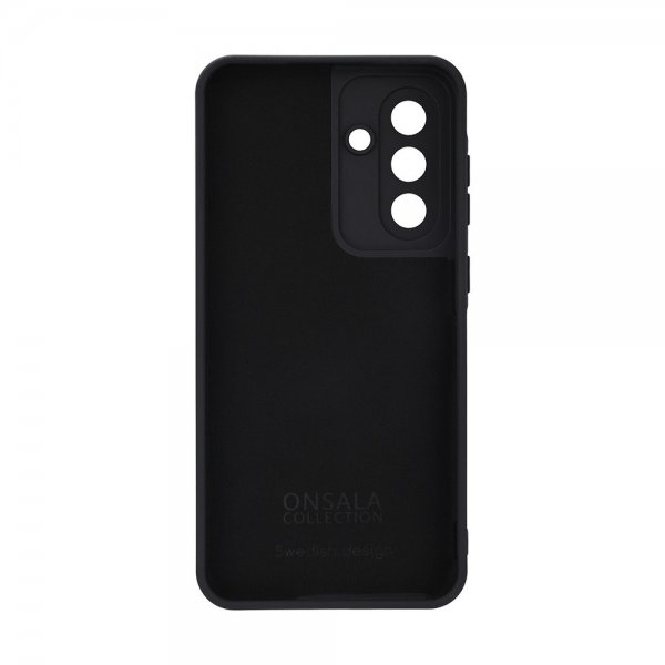 Onsala Samsung Galaxy A37 -kuori, silikonituntuma, musta