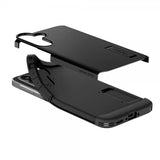 Spigen Samsung Galaxy A37 -kuoret, Tough Armor, musta