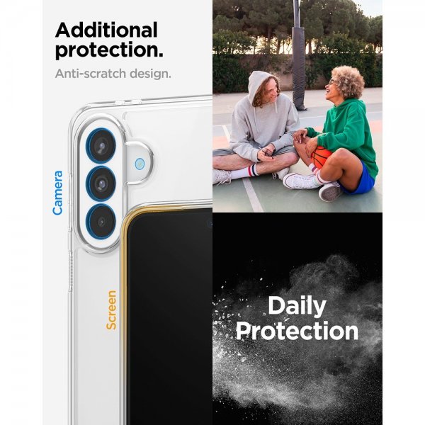 Spigen Samsung Galaxy A37 -kuori, Ultra Hybrid Crystal Clear