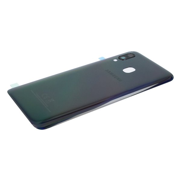 Samsung Galaxy A40 (SM-A405F) Alkuperäinen Takakansi - Musta