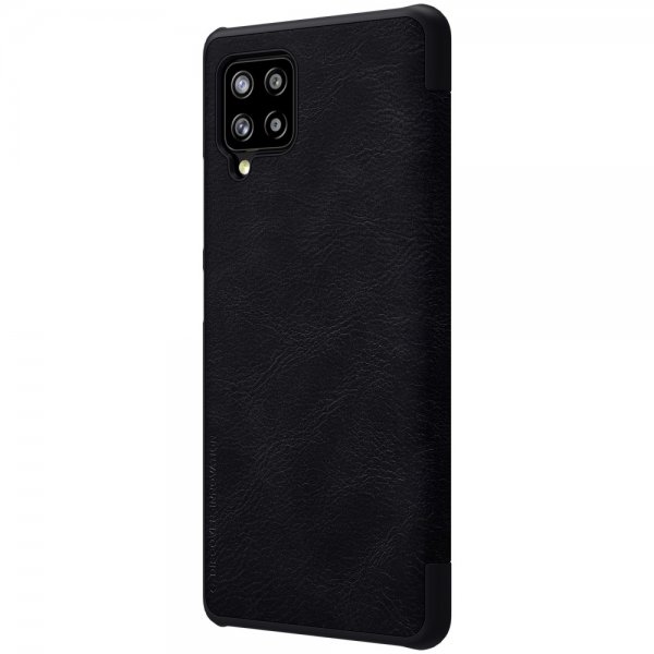 Nillkin Samsung Galaxy A42 5G Kotelo Qin Series Musta
