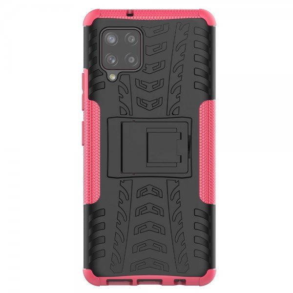 Samsung Galaxy A42 5G Kuoret Rengaskuvio Jalustatoiminto Magenta