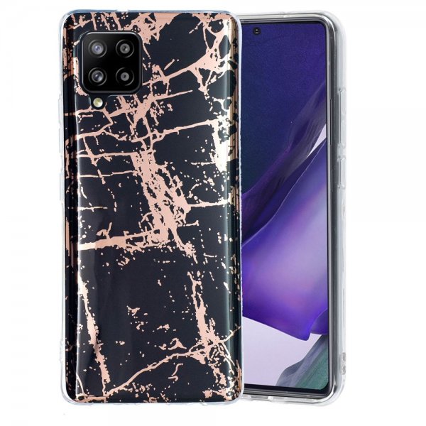 Samsung Galaxy A42 5G Kuori Marmori Musta