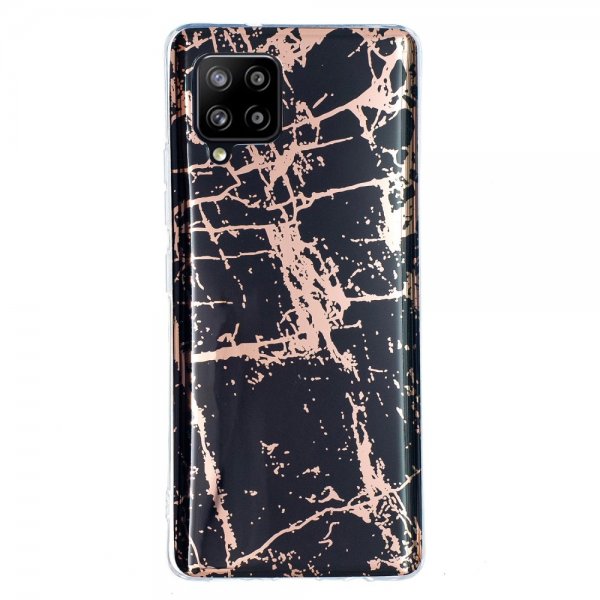 Samsung Galaxy A42 5G Kuori Marmori Musta