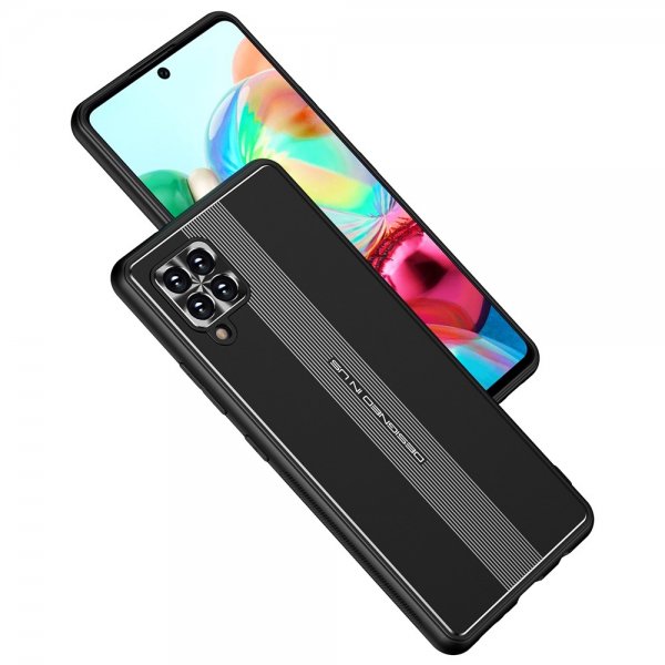 Samsung Galaxy A42 5G Kuori metallilevyllä Musta