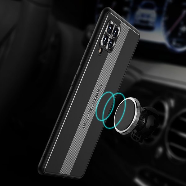 Samsung Galaxy A42 5G Kuori metallilevyllä Musta