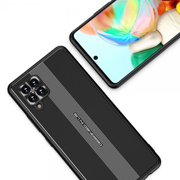Samsung Galaxy A42 5G Kuori metallilevyllä Musta