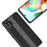 Samsung Galaxy A42 5G Kuori metallilevyllä Musta