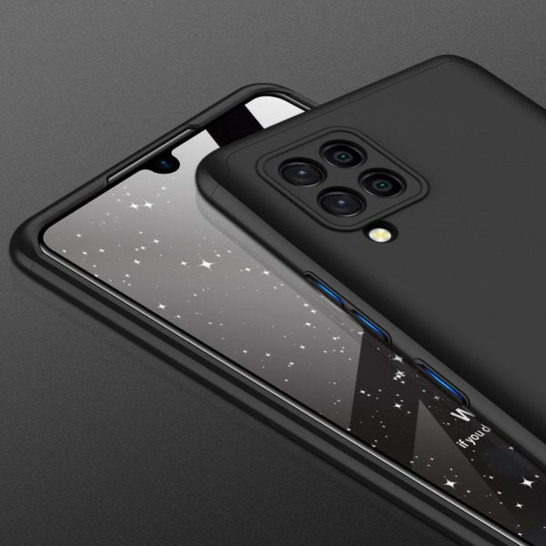 GKK Samsung Galaxy A42 5G Kuori Kolmiosainen Musta