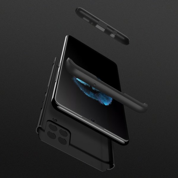 GKK Samsung Galaxy A42 5G Kuori Kolmiosainen Musta
