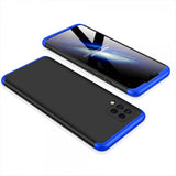 GKK Samsung Galaxy A42 5G Kuori Kolmiosainen Musta Sininen