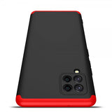 GKK Samsung Galaxy A42 5G Kuori Kolmiosainen Musta Punainen