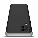 GKK Samsung Galaxy A42 5G Kuori Kolmiosainen Musta Hopea