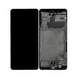 Samsung Galaxy A42 5G Näyttö LCD-paneelilla Alkuperäinen - Musta