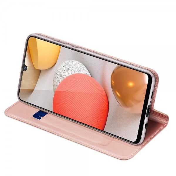 Dux Ducis Samsung Galaxy A42 5G -suojakotelo, Skin Pro -sarja, ruusukulta