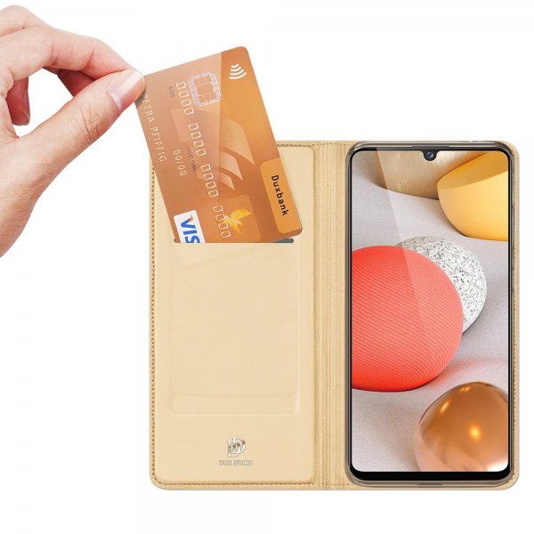 Dux Ducis Samsung Galaxy A42 5G -suojakotelo Skin Pro Series, kulta
