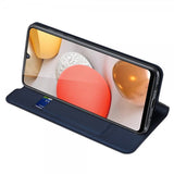 Dux Ducis Samsung Galaxy A42 5G Kotelo Skin Pro Series Tumman Sininen