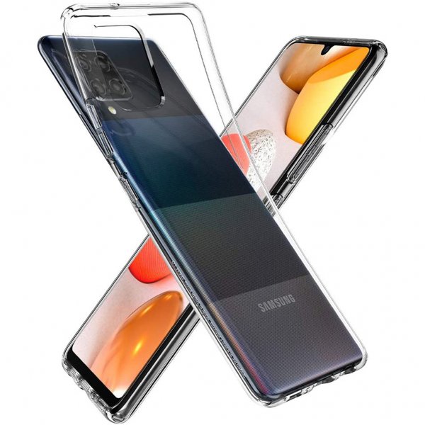 Spigen Samsung Galaxy A42 5G -suojakuori, Liquid Crystal, läpinäkyvä