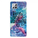 Samsung Galaxy A42 5G Kuori Motivoitu Never Stop Dreaming