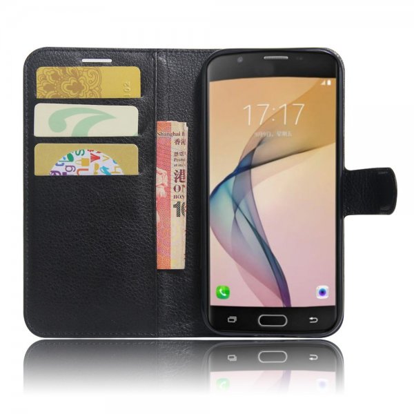 Samsung Galaxy A5 2017 Kotelo Litsi Musta