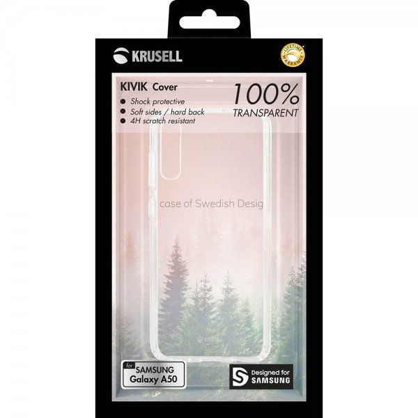 Krusell Samsung Galaxy A50 Kuori Kivik Cover Läpinäkyvä
