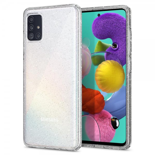 Spigen Samsung Galaxy A51 kuori Liquid Crystal Glitter Crystal Quartz