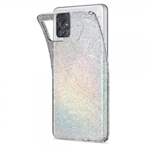 Spigen Samsung Galaxy A51 kuori Liquid Crystal Glitter Crystal Quartz