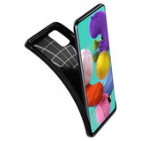 Spigen Samsung Galaxy A51 -kuori Rugged Armor Matte Black