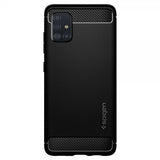 Spigen Samsung Galaxy A51 -kuori Rugged Armor Matte Black