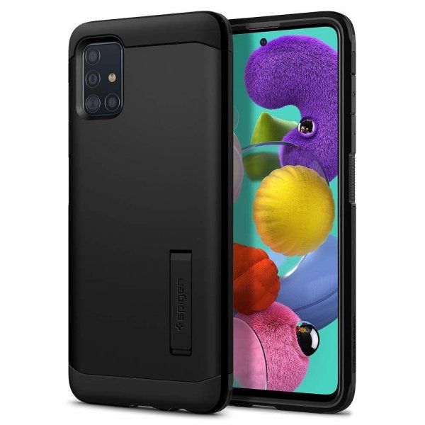 Spigen Samsung Galaxy A51 kuoret Tough Armor Musta