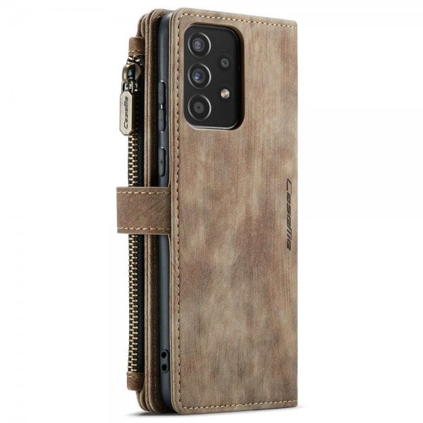 CaseMe Samsung Galaxy A52/A52s 5G Kotelo C30-sarja Ruskea