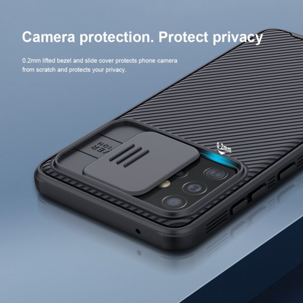 Nillkin Samsung Galaxy A52/A52s 5G CamShield Pro -suojakuori, musta