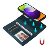 Betopnice Samsung Galaxy A52/A52s 5G -kotelo irrotettavalla kuorella 005 Sininen