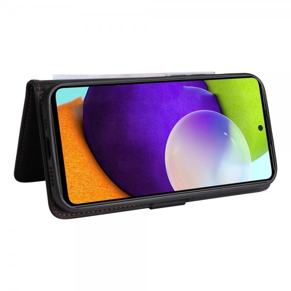 Betopnice Samsung Galaxy A52/A52s 5G Kotelo irrotettavalla kuorella 005 Musta