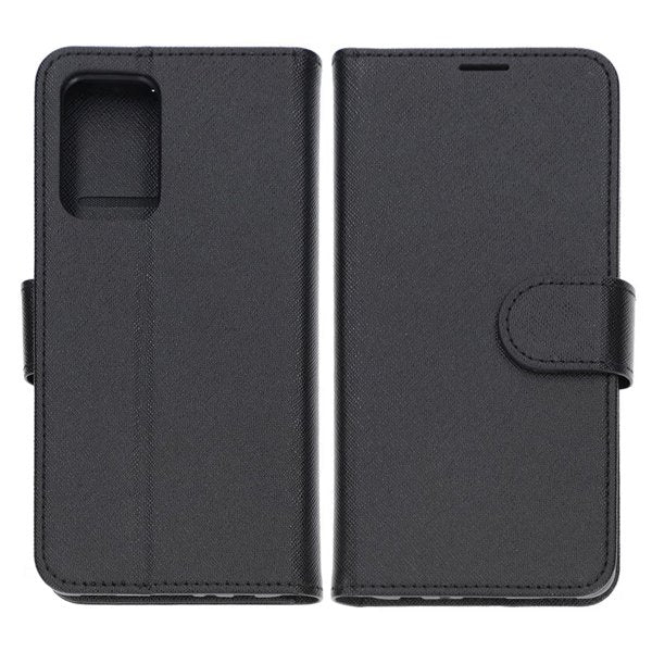 Samsung Galaxy A52/A52s 5G Kotelo Jalustalla Musta
