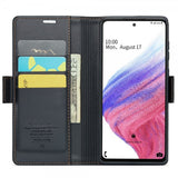 CaseMe Samsung Galaxy A53 5G -suojakotelo 023-sarja, musta