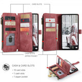 CaseMe Samsung Galaxy A53 5G -suojakotelo, C30 Series, punainen