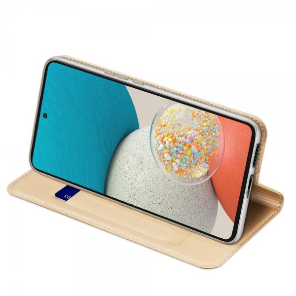 Dux Ducis Samsung Galaxy A53 5G -kotelo Skin Pro Series, kulta