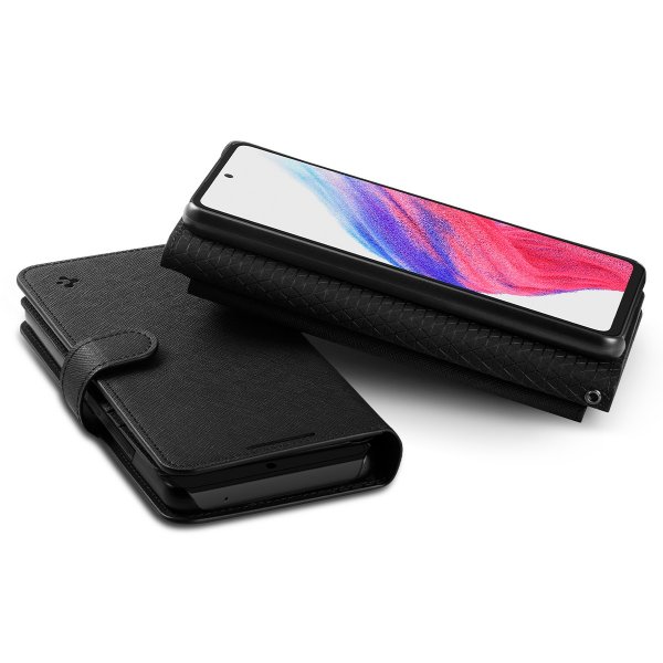 Spigen Samsung Galaxy A53 5G Kotelo Wallet S Plus Musta