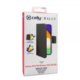 Celly Samsung Galaxy A53 5G Kotelo Wally Wallet Case Musta