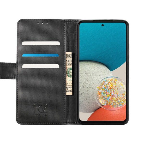 Rvelon Samsung Galaxy A53 5G Kotelo Magneettinen Irrotettava Kuori Musta