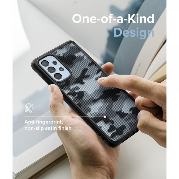 Ringke Samsung Galaxy A53 5G -suojakuori Fusion Matte Camo Black