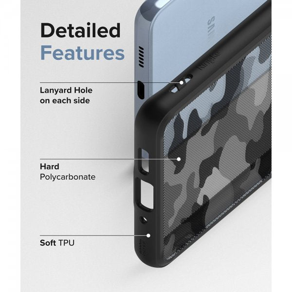 Ringke Samsung Galaxy A53 5G -suojakuori Fusion Matte Camo Black